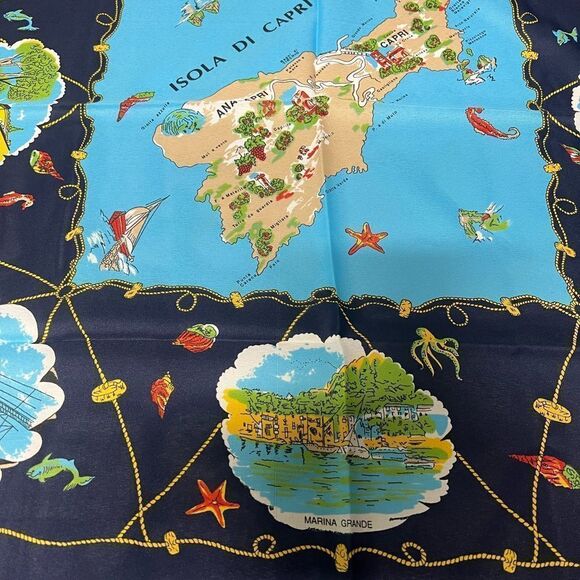 Isola Di Capri women’s scarf. Capri. Italy. - Picture 1 of 7